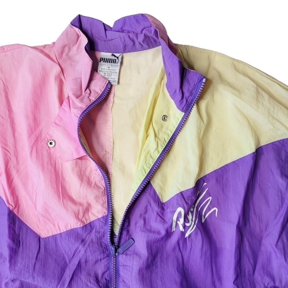 Vintage Puma Wind jacket Medium - Picture 3 of 5